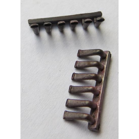 REXx 72036 1/72 Heinkel He51 exhausts Universal scale metal model